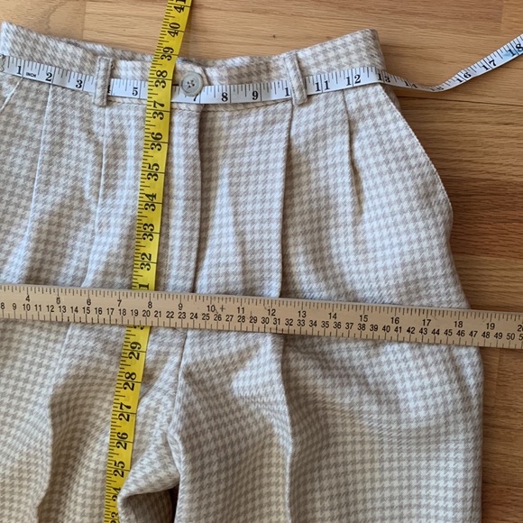 VTG Plaid 2pc pant suit 100% Wool Union made - Picture 12 of 16